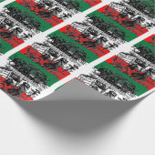 Dia de los Muertos (Dag van de dood) Cadeaupapier (Hoek)