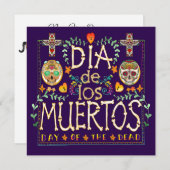 Dia De Los Muertos - Dag van de dood Kaart (Voorkant / Achterkant)