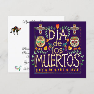 Dia De Los Muertos - Dag van de dood Kaart