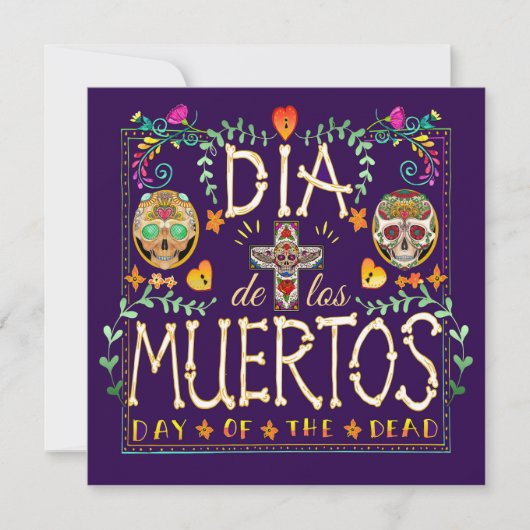 Dia De Los Muertos - Dag van de dood Kaart (Voorkant)