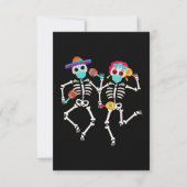 Dia De los Muertos Dag van de dood Kaart (Voorkant)