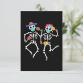 Dia De los Muertos Dag van de dood Kaart (Staand voorkant)