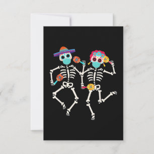 Dia De los Muertos Dag van de dood Kaart