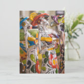 Dia de los Muertos (Dag van de dood) - uitnodiging (Staand voorkant)