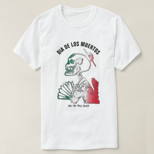 Dia de los Muertos, Dag van het Dode Skelet T-shirt