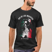 Dia de los Muertos, Dag van het Dode Skelet T-shirt (Voorkant)