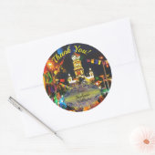Dia de Los Muertos Dank u PV-190130 Ronde Sticker (Envelop)