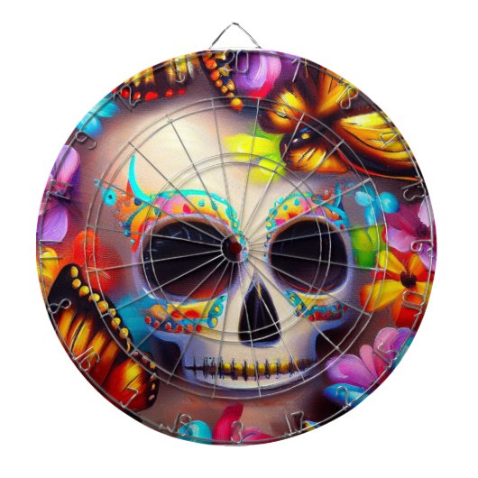 Día de los Muertos Dartbord (Voorkant)