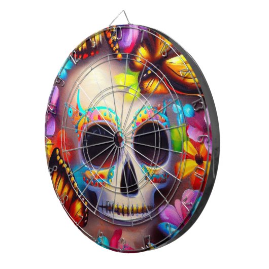Día de los Muertos Dartbord (Voorkant Rechts)
