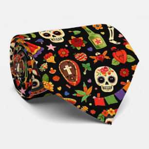 Día de los Muertos Das (Maroon Achterkant)
