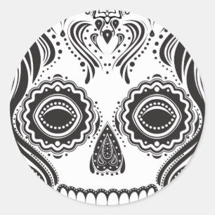 Dia de los Muertos dat de meisjes Ronde Sticker