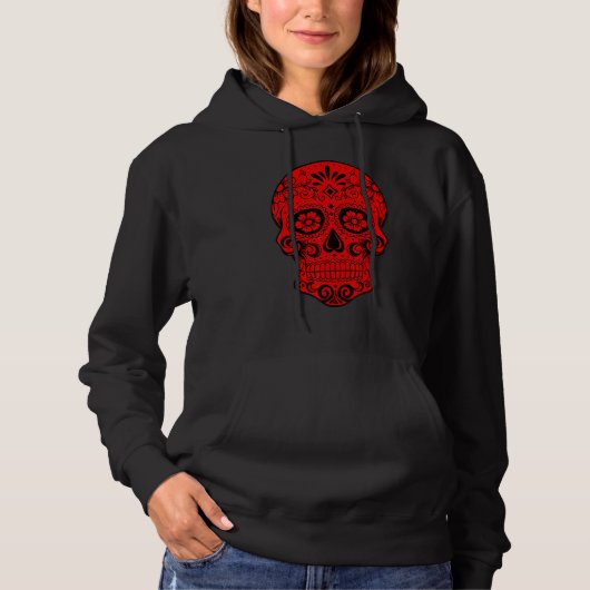 Dia De Los Muertos   Day Of Dead Halloween Hoodie (Voorkant)