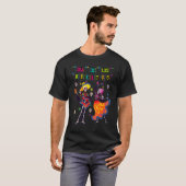 Dia De los Muertos Day of Dead Skeleton Dancing Co T-shirt (Voorkant volledig)