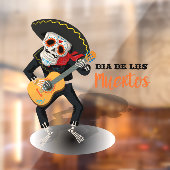 Dia de los Muertos Day of the Day Artistic Raamsticker (Vel 2)