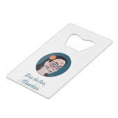 Día de Los Muertos Day of the Dead Creditkaart Flessenopener (Voorkant Gekanteld)