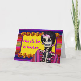 Dia de los Muertos Day of the Dead Figurine Kaart