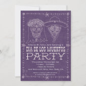 Dia de los Muertos Day of the Dead Invitation Kaart (Voorkant)
