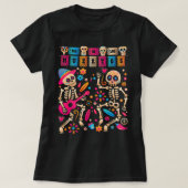 Dia De los Muertos Day of the Dead Mexican Skeleto T-shirt (Design voorkant)