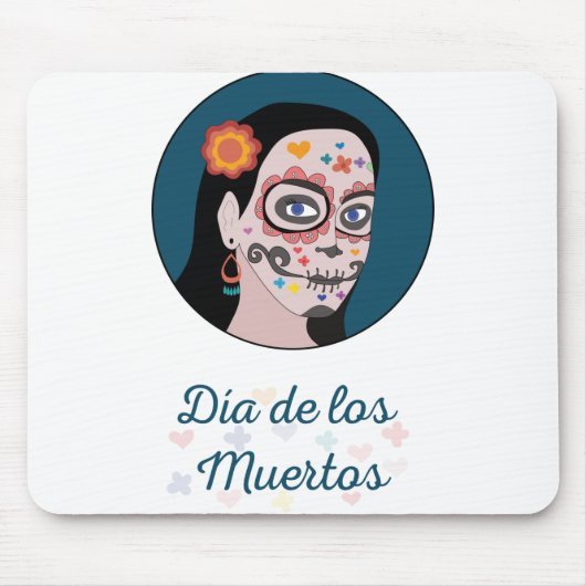 Día de Los Muertos Day of the Dead Muismat (Voorkant)