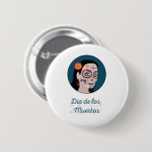 Día de Los Muertos Day of the Dead Ronde Button 5,7 Cm (Voorkant /achterkant)