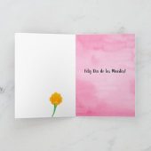 Dia de los Muertos Day of the Dead Skull Marigolds Kaart (Binnen)