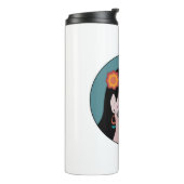 Día de Los Muertos Day of the Dead Thermosbeker (Gedraaid links)