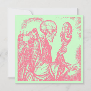 DIA DE LOS MUERTOS DAY OF THE DOAD Party INVITE Kaart