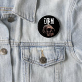 Dia De Los Muertos DDLM Logo Button (In situ)