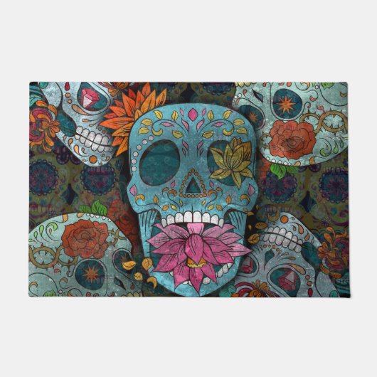 Dia De Los Muertos Deurmat (Voorkant)