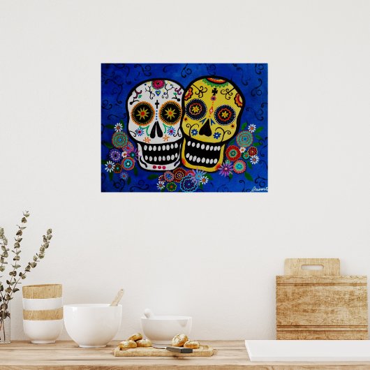 Dia de los muertos DOD Poster (Keuken)