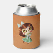 Dia de Los Muertos Doll Blikjeskoeler (Blikje Voorkant)