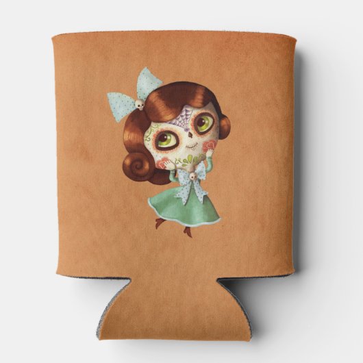 Dia de Los Muertos Doll Blikjeskoeler (Achterkant)