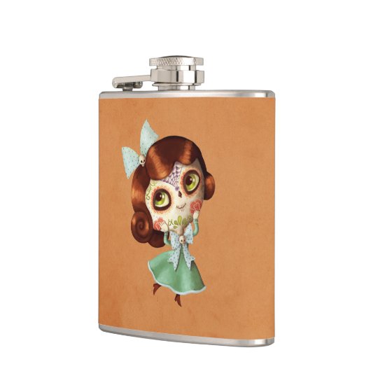 Dia de Los Muertos  Doll Heupfles (Links)