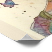 Dia de los Muertos Elegantie: Sugar Skull Make-up Poster (Hoek)