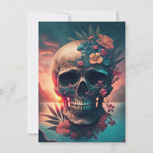 Dia de los Muertos Feestdagenkaart (Voorkant)