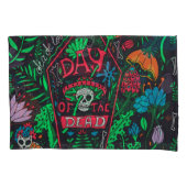 Dia de los Muertos: Feestelijke Kaart Set Kussensloop (Voorkant)