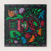 Dia de los Muertos: Feestelijke Kaart Set Legpuzzel (Horizontaal)