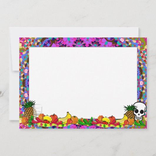 DIA DE LOS MUERTOS Foto Lijst Sjabloon (Achterkant)