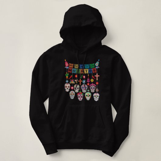 Dia De Los Muertos Funny Day of the dead Hanging s Hoodie (Design voorkant)