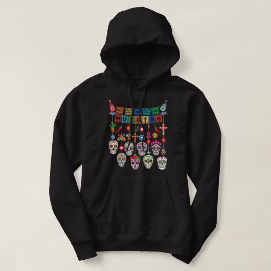 Dia De Los Muertos Funny Day of the dode Hanging s Hoodie (Design voorkant)
