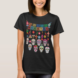 Dia De Los Muertos Funny Day of the dode Hanging s T-shirt