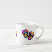 Dia de los Muertos gelukkig paar Espresso Kop (Rechts)
