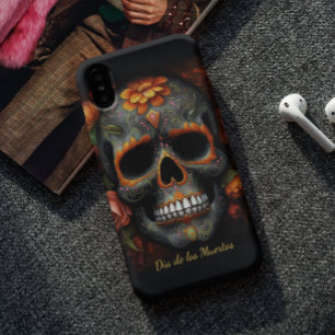 Dia de los Muertos geschilderde schedel aanpasbaar Case-Mate iPhone Case
