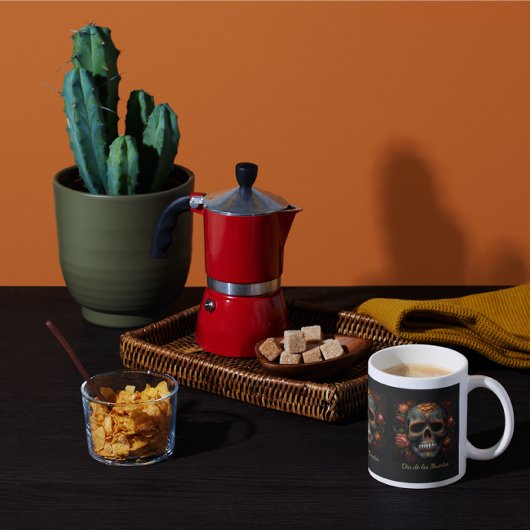 Dia de los Muertos geschilderde schedel aanpasbaar Porselein Kop