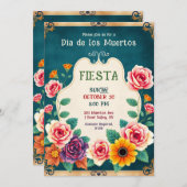 💀🎉Dia de los Muertos Gilded & Gone: Kaart (Voorkant / Achterkant)