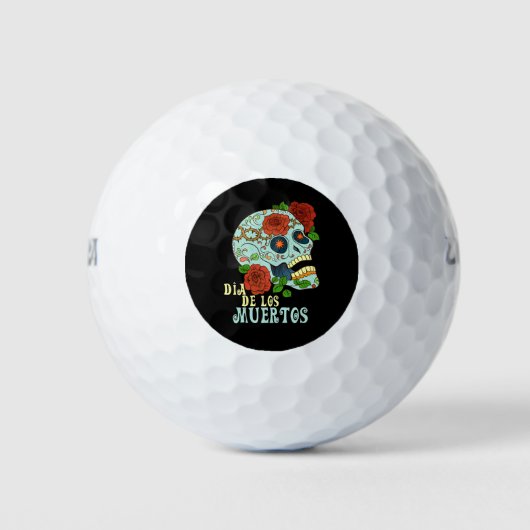Dia de los muertos golfballen (Voorkant)