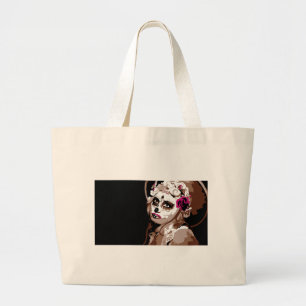 dia de los muertos grote tote bag