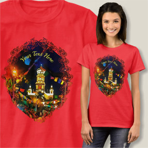 Dia de Los Muertos Guadalupe Church PV-190130 T-shirt
