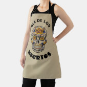 Dia de los Muertos Halloween Skull T-Shirt Schort (Insitu)