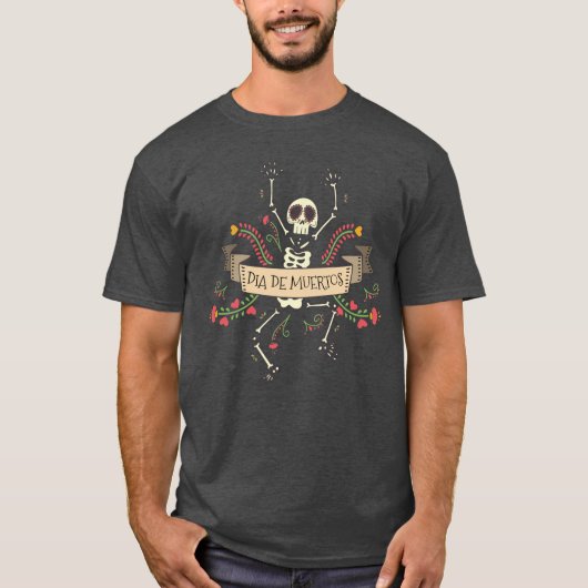 Dia de los Muertos Halloweenfeest | Shirts (Voorkant)